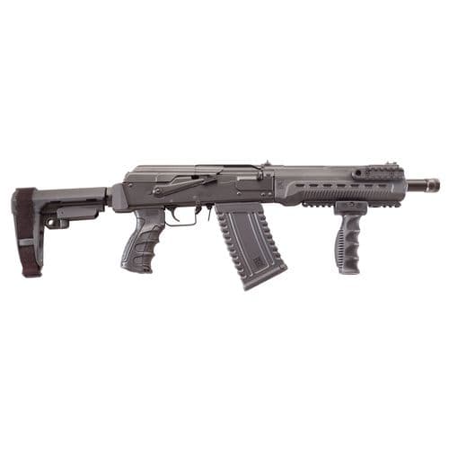 Kalashnikov USA KOMRAD KS-12 Komrad 12 Gauge 3" 12.50" 5+1 Black SBA3 Pistol Brace Stock Kalashnikov USA KOMRAD KS-12 Komrad 12 Gauge 3" 12.50" 5+1 Black SBA3 Pistol Brace Stock