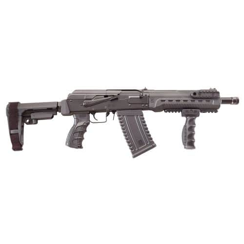 Kalashnikov USA KOMRAD KS-12 Komrad 12 Gauge 3" 12.50" 5+1 Black SBA3 Pistol Brace Stock Kalashnikov USA KOMRAD KS-12 Komrad 12 Gauge 3" 12.50" 5+1 Black SBA3 Pistol Brace Stock