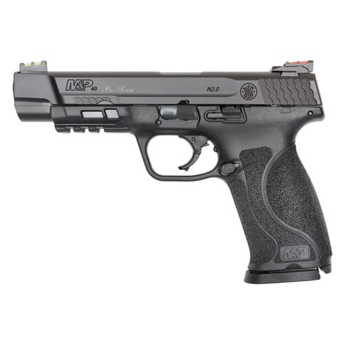 Smith & Wesson 11821 Performance Center M&P M2.0 Pro 40 S&W 5" 15+1 Matte Black Black Armornite Stainless Steel Slide Black Polymer Grip (No Manual) Smith & Wesson 11821 Performance Center M&P M2.0 Pro 40 S&W 5" 15+1 Matte Black Black Armornite Stainless Steel Slide Black Polymer Grip (No Manual)