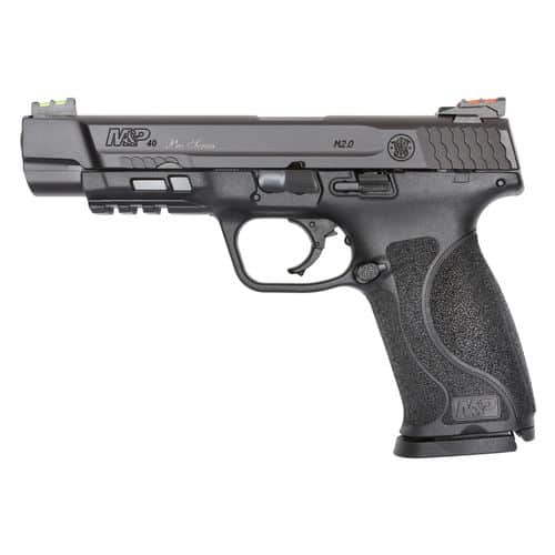 Smith & Wesson 11821 Performance Center M&P M2.0 Pro 40 S&W 5" 15+1 Matte Black Black Armornite Stainless Steel Slide Black Polymer Grip (No Manual) Smith & Wesson 11821 Performance Center M&P M2.0 Pro 40 S&W 5" 15+1 Matte Black Black Armornite Stainless Steel Slide Black Polymer Grip (No Manual)
