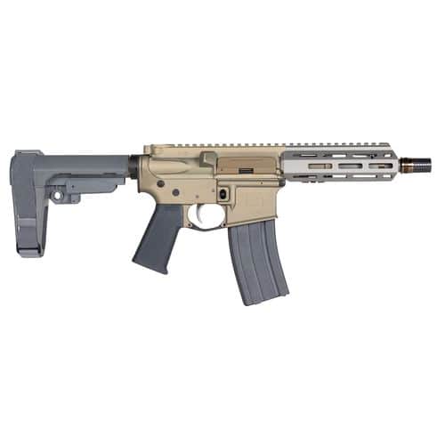 Q LLC SW300BLK7PISTOL Sugar Weasel 300 Blackout 7" 30+1 Tan Black Polymer 6 Position SBA3 Pistol Stabilizing Brace Q LLC SW300BLK7PISTOL Sugar Weasel 300 Blackout 7" 30+1 Tan Black Polymer 6 Position SBA3 Pistol Stabilizing Brace
