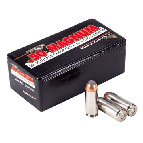 Magnum Research DEP50JSP325B Desert Eagle 50 AE 325 gr Jacketed Soft Point (JSP) 20 Bx/ 20 Cs Magnum Research DEP50JSP325B Desert Eagle 50 AE 325 gr Jacketed Soft Point (JSP) 20 Bx/ 20 Cs