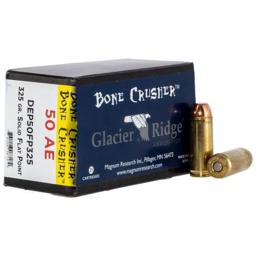 Magnum Research DEP50FP325 BoneCrusher 50 AE 325 gr Flat Point (FP) 20 Bx Magnum Research DEP50FP325 BoneCrusher 50 AE 325 gr Flat Point (FP) 20 Bx