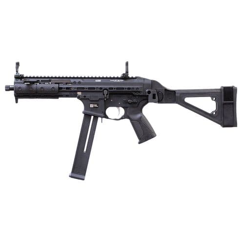 LWRC SMGPB45B8S SMG 45 ACP 8.50" 25+1 Black Hard Coat Anodized SB Tactical Folding Subgun Brace Stock LWRC SMGPB45B8S SMG 45 ACP 8.50" 25+1 Black Hard Coat Anodized SB Tactical Folding Subgun Brace Stock