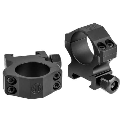 Sig Sauer Electro-Optics SOA10020 Alpha1 Hunting Scope Ring Set Weaver Medium 1" Black Powder Coated Aluminum Sig Sauer Electro-Optics SOA10020 Alpha1 Hunting Scope Ring Set Weaver Medium 1" Black Powder Coated Aluminum