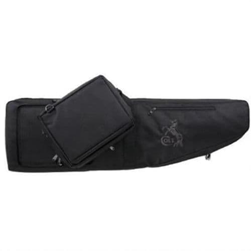 Bulldog Cases Colt Logo Elite Double Tactical Rifle Case with Detachable Pouch 43" Shoulder Strap Nylon Black CLT30-43 Bulldog Cases Colt Logo Elite Double Tactical Rifle Case with Detachable Pouch 43" Shoulder Strap Nylon Black CLT30-43