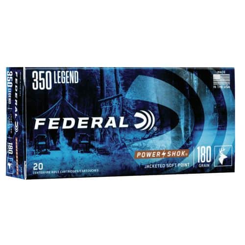 Federal 350LA Power-Shok 350 Legend 180 gr Soft Point (SP) 20 Bx/ 10 Cs Federal 350LA Power-Shok 350 Legend 180 gr Soft Point (SP) 20 Bx/ 10 Cs