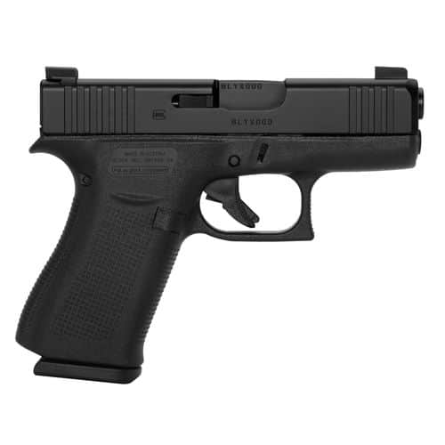 Glock PX4350201 G43X Subcompact 9mm Luger 3.41" 10+1 Black Black nDLC Steel with Front Serrations Slide Black Polymer Grip Fixed Sights Glock PX4350201 G43X Subcompact 9mm Luger 3.41" 10+1 Black Black nDLC Steel with Front Serrations Slide Black Polymer Grip Fixed Sights
