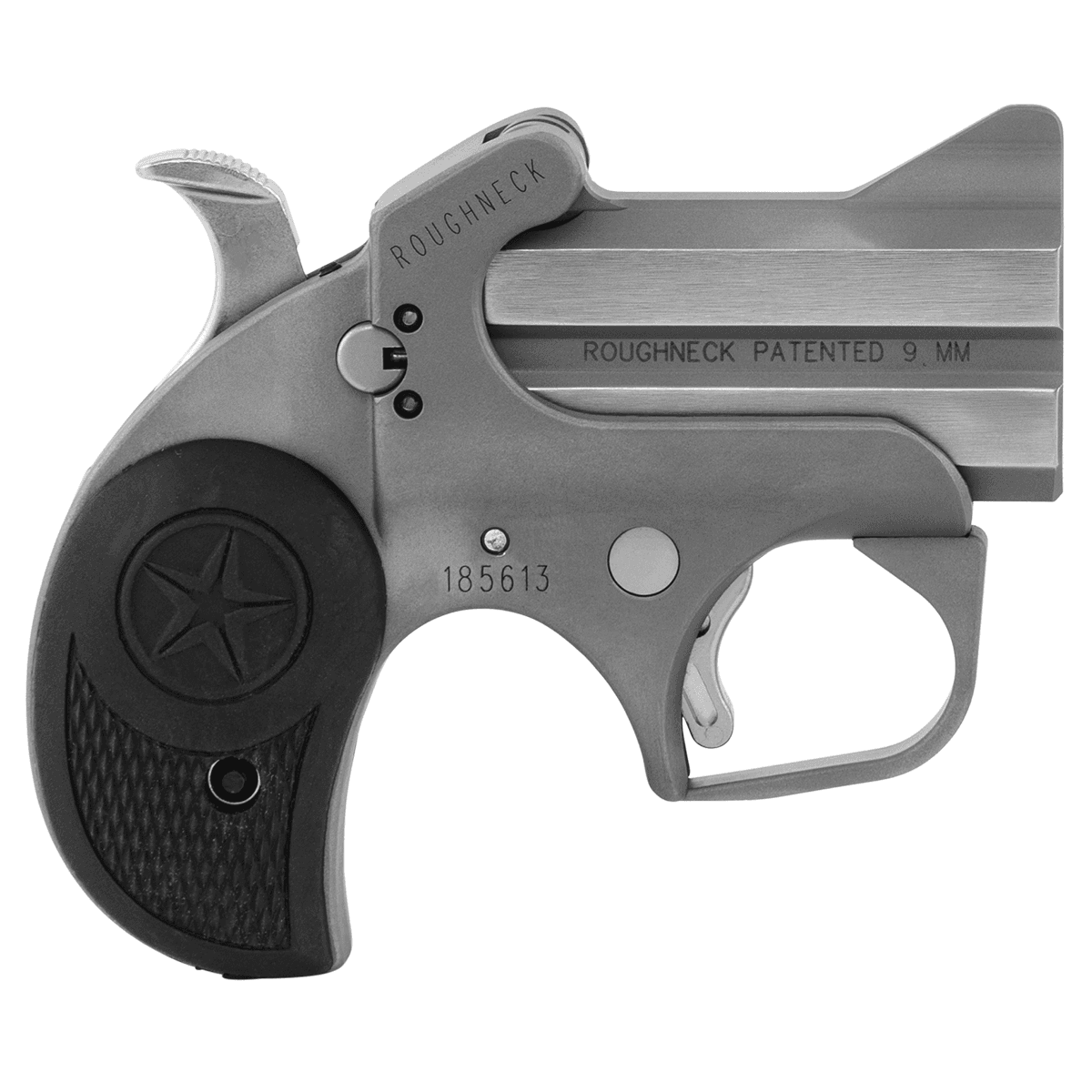 Bond Arms BARN Roughneck 9mm Stainless Derringer Pistol Bond Arms BARN Roughneck 9mm Stainless Derringer Pistol