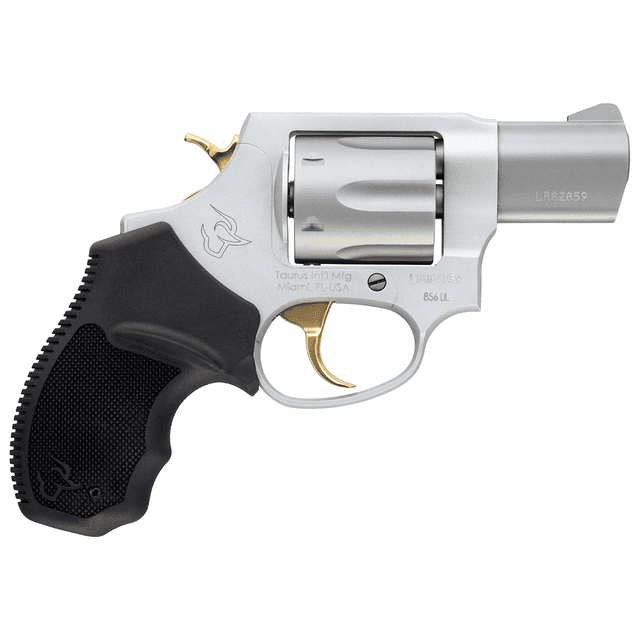 Taurus 2-856029ULGLD 856 Ultra-Lite Small 38 Special 6 Shot 2" Matte Stainless Steel Barrel Taurus 2-856029ULGLD 856 Ultra-Lite Small 38 Special 6 Shot 2" Matte Stainless Steel Barrel
