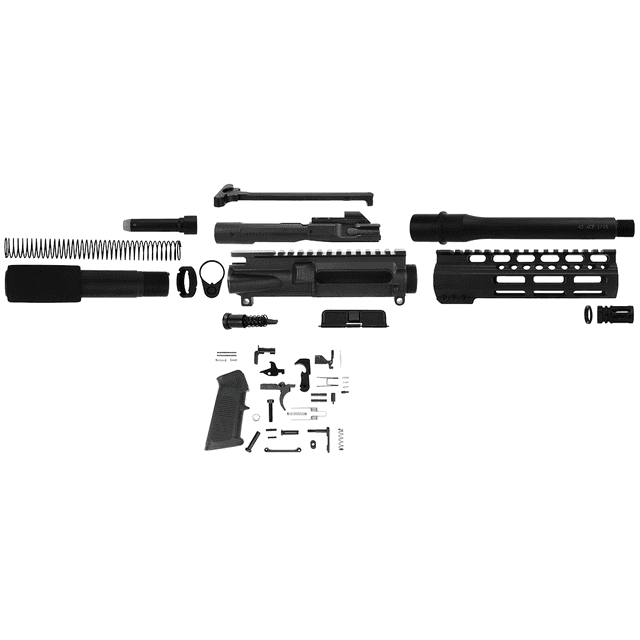 TacFire SSPK45ACPLPK AR Build Kit Pistol 45 ACP AR-10 Black Nitride Steel 5/8"-24 tpi TacFire SSPK45ACPLPK AR Build Kit Pistol 45 ACP AR-10 Black Nitride Steel 5/8"-24 tpi