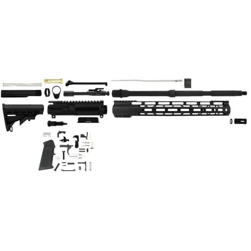 TacFire SSRK556LPK Lower Parts Kit Unassembled Rifle Kit 223 Rem/5.56x45mm NATO AR Platform Aluminum 1/2"-28 tpi TacFire SSRK556LPK Lower Parts Kit Unassembled Rifle Kit 223 Rem/5.56x45mm NATO AR Platform Aluminum 1/2"-28 tpi