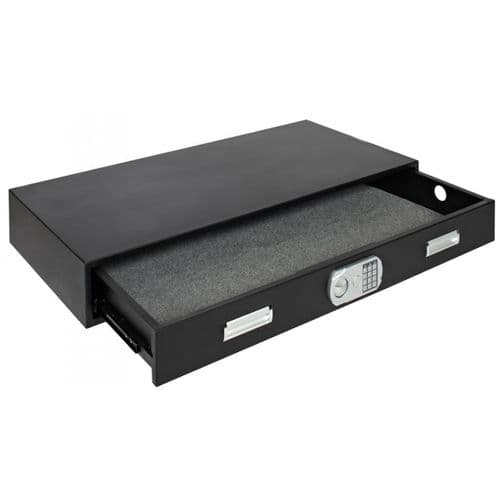 SnapSafe 75400 Specialty Safe Under Bed XXL Access Code/Key Entry Black 14 Gauge Steel SnapSafe 75400 Specialty Safe Under Bed XXL Access Code/Key Entry Black 14 Gauge Steel
