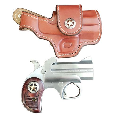 Bond Arms BARD Rustic Defender Derringer Break Open 45 Colt (LC) or 2 1/2" 410 Gauge 3" Barrel 2 Round Stainless Steel *Exclusive* Bond Arms BARD Rustic Defender Derringer Break Open 45 Colt (LC) or 2 1/2" 410 Gauge 3" Barrel 2 Round Stainless Steel *Exclusive*