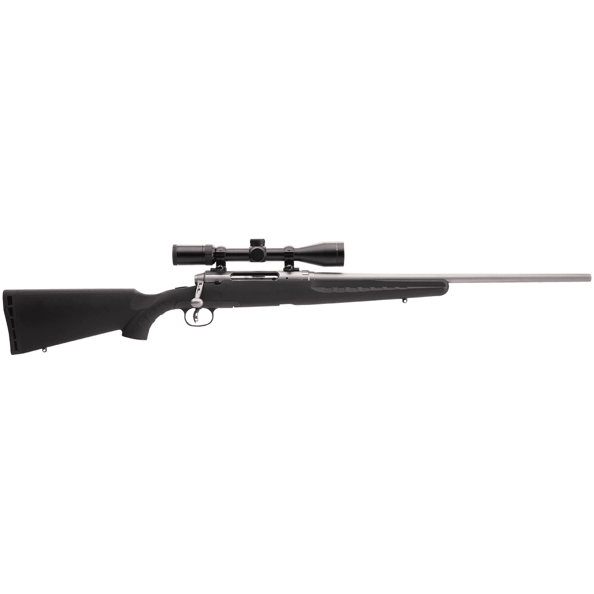 Savage Arms 57545 Axis XP 350 Legend 4+1 Cap 18" Matte Stainless Rec/Barrel Matte Black Stock Right Hand (Full Size) Includes Weaver 3-9x40mm Scope Savage Arms 57545 Axis XP 350 Legend 4+1 Cap 18" Matte Stainless Rec/Barrel Matte Black Stock Right Hand (Full Size) Includes Weaver 3-9x40mm Scope