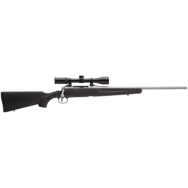 Savage Arms 57545 Axis XP 350 Legend 4+1 Cap 18" Matte Stainless Rec/Barrel Matte Black Stock Right Hand (Full Size) Includes Weaver 3-9x40mm Scope Savage Arms 57545 Axis XP 350 Legend 4+1 Cap 18" Matte Stainless Rec/Barrel Matte Black Stock Right Hand (Full Size) Includes Weaver 3-9x40mm Scope