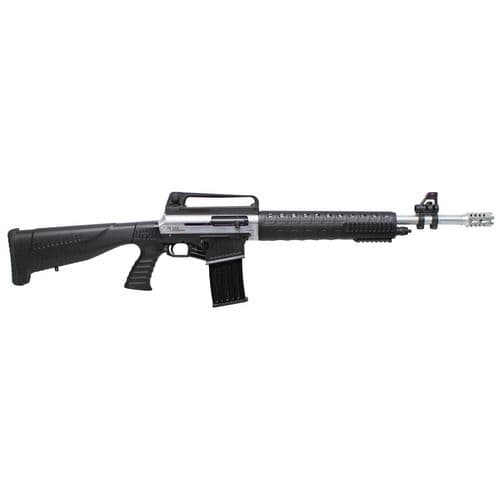 Iver Johnson Arms STRYKER Stryker AR15 Style Semi-Auto Satin Nickel 12 Gauge 20" 3" 5+1 Removable Fixed Stock Iver Johnson Arms STRYKER Stryker AR15 Style Semi-Auto Satin Nickel 12 Gauge 20" 3" 5+1 Removable Fixed Stock