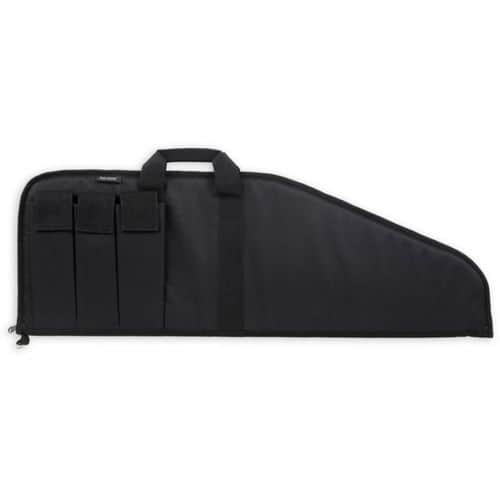 Bulldog BD49943 Pit Bull Rifle Case made of Water-Resistant Nylon with Black Finish, Tricot Lining, 3 Velcro Magazine Pouches & Soft Padding 43" L Bulldog BD49943 Pit Bull Rifle Case made of Water-Resistant Nylon with Black Finish, Tricot Lining, 3 Velcro Magazine Pouches & Soft Padding 43" L