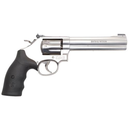 Smith & Wesson 12460 648 22 WMR 8rd 6" Stainless Steel Black Polymer Grip Smith & Wesson 12460 648 22 WMR 8rd 6" Stainless Steel Black Polymer Grip