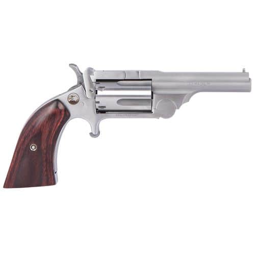 North American Arms 22MRC250 Ranger II 22 LR,22 Mag 5rd 2.50" Overall Stainless Steel with Rosewood Boot Grip North American Arms 22MRC250 Ranger II 22 LR,22 Mag 5rd 2.50" Overall Stainless Steel with Rosewood Boot Grip