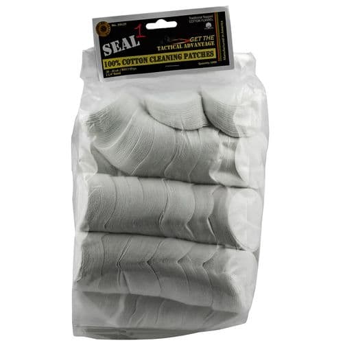 Seal 1 1012T Cleaning Patches 38-45 Cal Cotton 2.25" 1000 Per Bag Seal 1 1012T Cleaning Patches 38-45 Cal Cotton 2.25" 1000 Per Bag