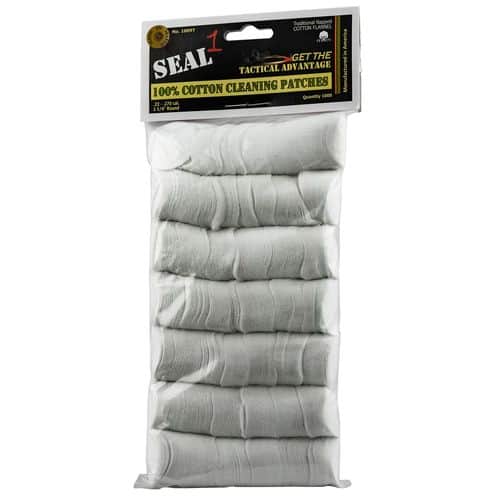 Seal 1 1009T Cleaning Patches 22-270 Cal Cotton 1.25" 1000 Per Bag Seal 1 1009T Cleaning Patches 22-270 Cal Cotton 1.25" 1000 Per Bag