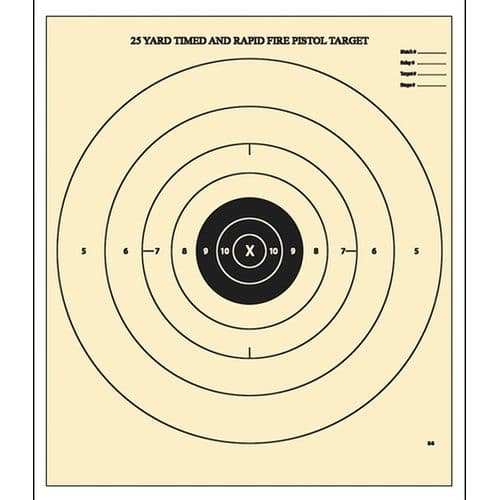 Action Target B8100 B-8 25-Yard Bullseye Hanging Paper Target 21" x 24" 100 Per Box Action Target B8100 B-8 25-Yard Bullseye Hanging Paper Target 21" x 24" 100 Per Box