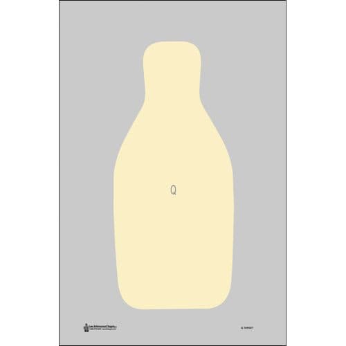 Action Target QT100 Q-T Qualification Target Center Mass Hanging Paper Target 22.50" x 34.50" 100 Per Box Action Target QT100 Q-T Qualification Target Center Mass Hanging Paper Target 22.50" x 34.50" 100 Per Box