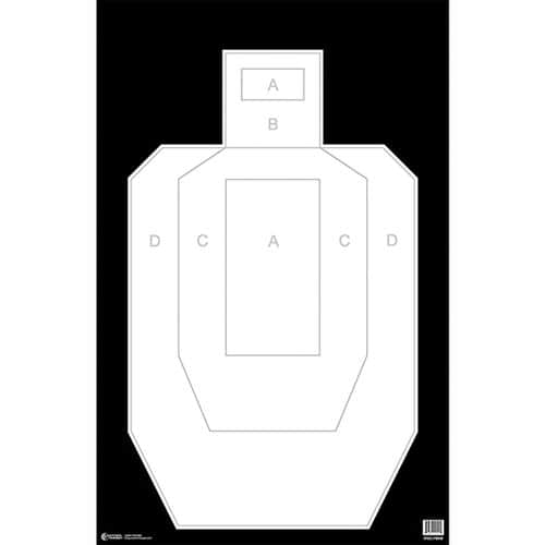 Action Target IPSCPBKB100 High Visibility IPSC/USPSA Silhouette Hanging Heavy Paper Target 23" x 35" 100 Per Box Action Target IPSCPBKB100 High Visibility IPSC/USPSA Silhouette Hanging Heavy Paper Target 23" x 35" 100 Per Box