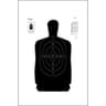 Action Target B-34-100 B-34 Qualification Target Silhouette Hanging Paper Target 17.50" x 23" 100 Per Box Action Target B-34-100 B-34 Qualification Target Silhouette Hanging Paper Target 17.50" x 23" 100 Per Box
