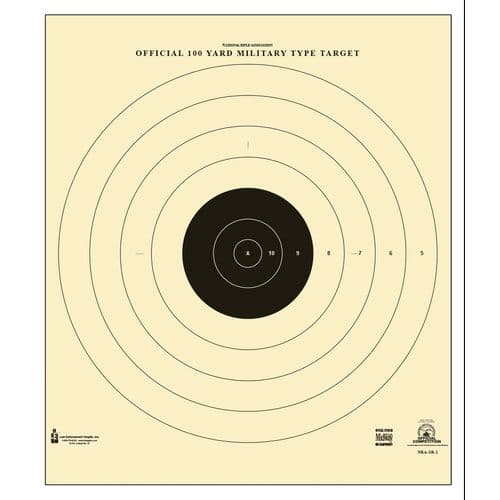 Action Target SR1100 SR-1 100-Yard Military Bullseye Hanging Tagboard Target 21" x 21" 100 Per Box Action Target SR1100 SR-1 100-Yard Military Bullseye Hanging Tagboard Target 21" x 21" 100 Per Box
