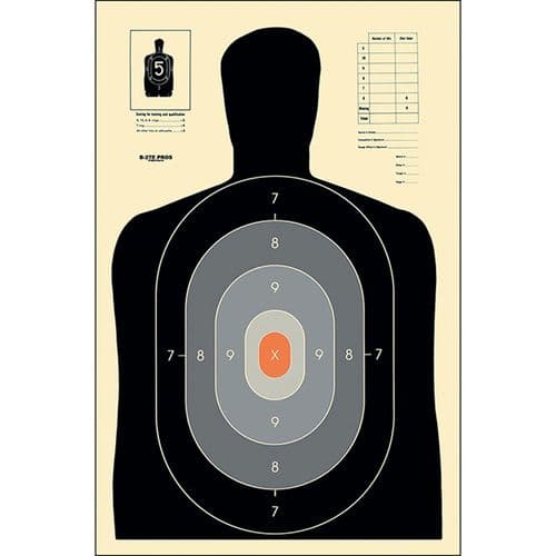 Action Target B27EPROS100 B-27 Pros Silhouette Hanging Paper Target 23" x 35" 100 Per Box Action Target B27EPROS100 B-27 Pros Silhouette Hanging Paper Target 23" x 35" 100 Per Box