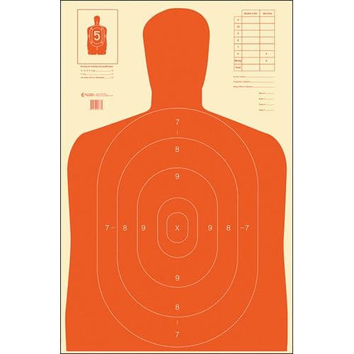 Action Target B27ERED100 B-27E Economy Silhouette Hanging Paper Target 23" x 35" 100 Per Box Action Target B27ERED100 B-27E Economy Silhouette Hanging Paper Target 23" x 35" 100 Per Box