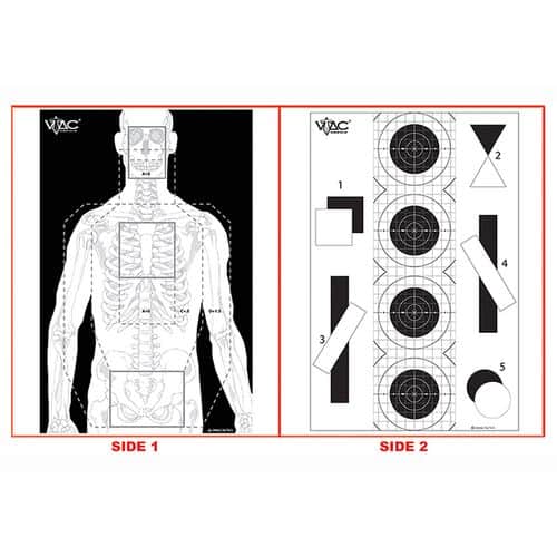 Action Target VTACP100 Viking Tactics Double Sided Silhouette/Targets Heavy Paper Target 23" x 35" 100 Per Box Action Target VTACP100 Viking Tactics Double Sided Silhouette/Targets Heavy Paper Target 23" x 35" 100 Per Box