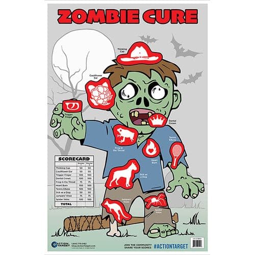 Action Target GSZOMHE100 Action Zombie Boy Zombie Hanging Paper Target 23" x 35" 100 Per Box Action Target GSZOMHE100 Action Zombie Boy Zombie Hanging Paper Target 23" x 35" 100 Per Box