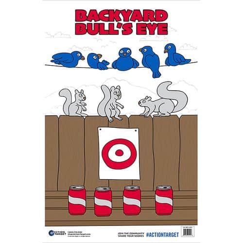 Action Target GSBKYARD100 Action Back Yard Bull's-Eye Animals/Cans/Target Hanging Paper Target 23" x 35" 100 Per Box Action Target GSBKYARD100 Action Back Yard Bull's-Eye Animals/Cans/Target Hanging Paper Target 23" x 35" 100 Per Box