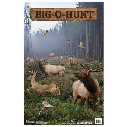 Action Target GSBIGHUNT100 Action Big-O-Hunt Animals Hanging Paper Target 23" x 35" 100 Per Box Action Target GSBIGHUNT100 Action Big-O-Hunt Animals Hanging Paper Target 23" x 35" 100 Per Box