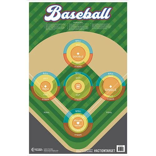 Action Target GSBASE100 Action Baseball Baseball Hanging Paper Target 23" x 35" 100 Per Box Action Target GSBASE100 Action Baseball Baseball Hanging Paper Target 23" x 35" 100 Per Box