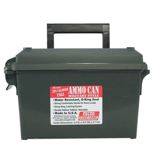 MTM Case-Gard 30 Cal Ammo Can - Green MTM Case-Gard 30 Cal Ammo Can - Green