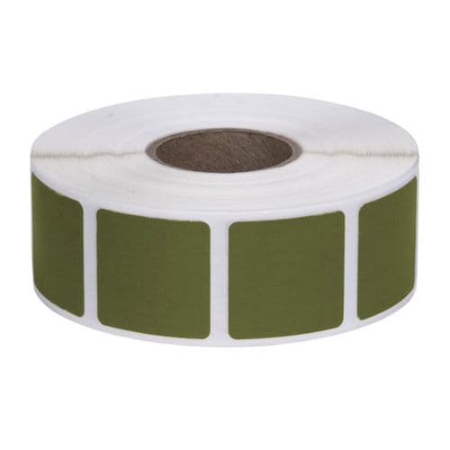 ACTION TARGET INC PAST/DKGR Square Target Pasters 7/8" 1000 Per Roll Military Green ACTION TARGET INC PAST/DKGR Square Target Pasters 7/8" 1000 Per Roll Military Green
