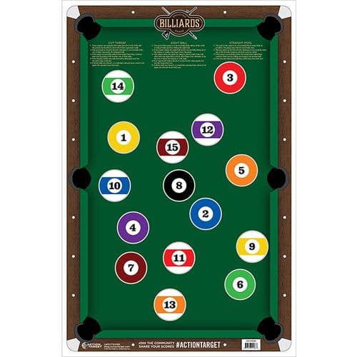 Action Target GSPOOL100 Action Billiards Billiards Hanging Paper Target 23" x 35" 100 Per Box Action Target GSPOOL100 Action Billiards Billiards Hanging Paper Target 23" x 35" 100 Per Box
