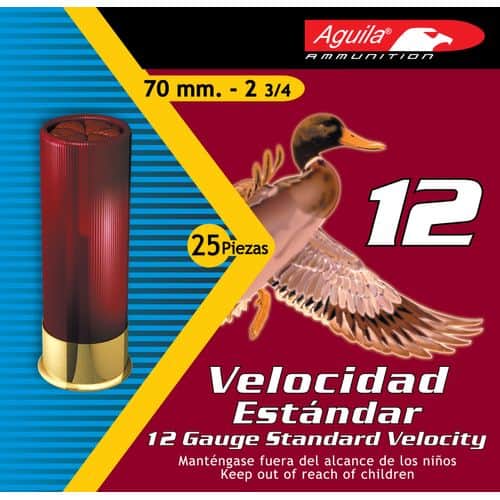 Aguila 1CHB1216 Field 12 Gauge 2.75" 1 1/8 oz 6 Shot 25 Bx/ 10 Cs Aguila 1CHB1216 Field 12 Gauge 2.75" 1 1/8 oz 6 Shot 25 Bx/ 10 Cs