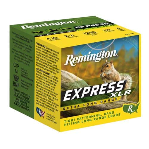 Remington Ammunition 20169 Express XLR 12 Gauge 2.75" 1-1/8 oz 7.5 Shot 25 Bx/ 10 Cs Remington Ammunition 20169 Express XLR 12 Gauge 2.75" 1-1/8 oz 7.5 Shot 25 Bx/ 10 Cs