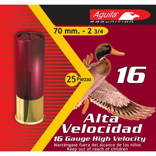 Aguila 1CHB1607 Field 16 Gauge 2.75" 1 1/8 oz 7.5 Shot 25 Bx/ 10 Cs Aguila 1CHB1607 Field 16 Gauge 2.75" 1 1/8 oz 7.5 Shot 25 Bx/ 10 Cs