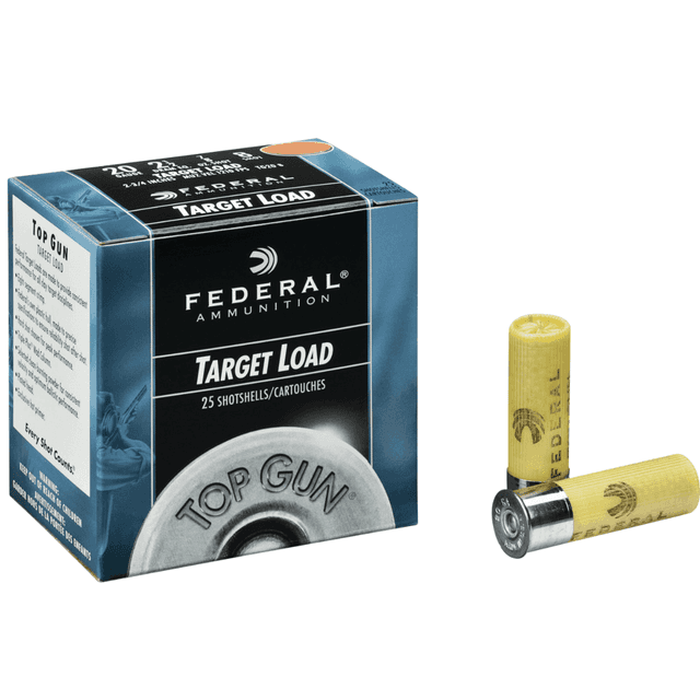 Federal Top Gun 20 Gauge 7/8 oz, 25 Per Box - TG208 Federal Top Gun 20 Gauge 7/8 oz, 25 Per Box - TG208