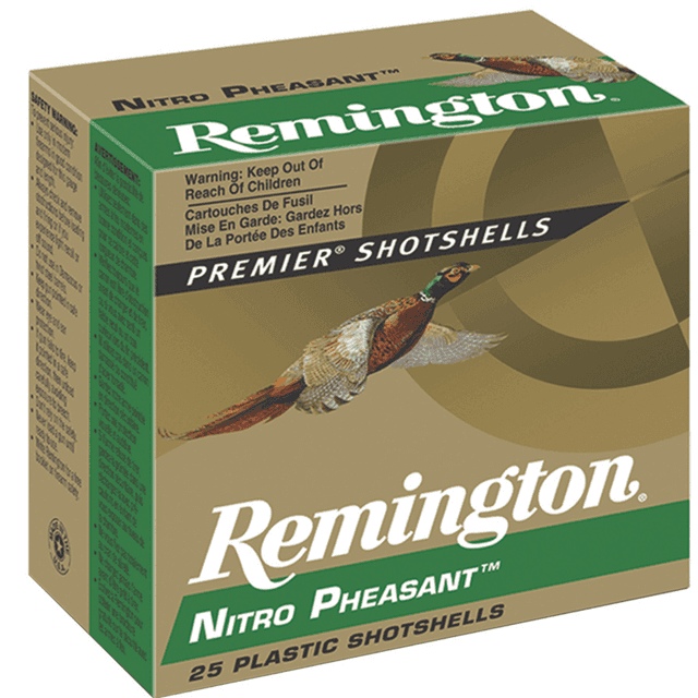 Remington Ammunition Nitro Pheasant Shotshells, 20 Gauge 25 Per Box - 28646 Remington Ammunition Nitro Pheasant Shotshells, 20 Gauge 25 Per Box - 28646