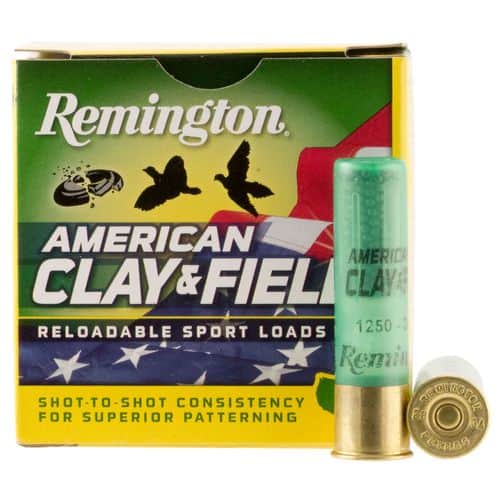 Remington Ammunition 20494 American Clay & Field Sport 28 Gauge 2.75" 3/4 oz 9 Shot 25 Bx/ 10 Cs Remington Ammunition 20494 American Clay & Field Sport 28 Gauge 2.75" 3/4 oz 9 Shot 25 Bx/ 10 Cs