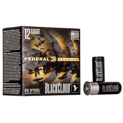Federal PWBX1472 Black Cloud FS Steel 12 Gauge 2.75" 1 1/8 oz 2 Shot 25 Bx/ 10 Cs Federal PWBX1472 Black Cloud FS Steel 12 Gauge 2.75" 1 1/8 oz 2 Shot 25 Bx/ 10 Cs