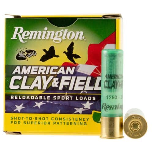 Remington Ammunition 20492 American Clay & Field Sport 28 Gauge 2.75" 3/4 oz 8 Shot 25 Bx/ 10 Cs Remington Ammunition 20492 American Clay & Field Sport 28 Gauge 2.75" 3/4 oz 8 Shot 25 Bx/ 10 Cs