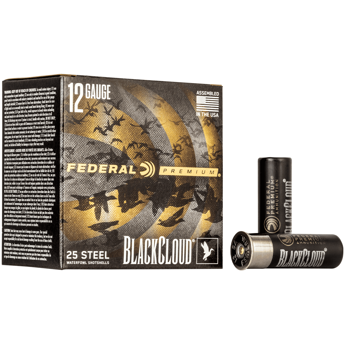 Federal PWBX1473 Black Cloud FS 12 Gauge 2.75" 1 1/8 oz 3 Shot Federal PWBX1473 Black Cloud FS 12 Gauge 2.75" 1 1/8 oz 3 Shot